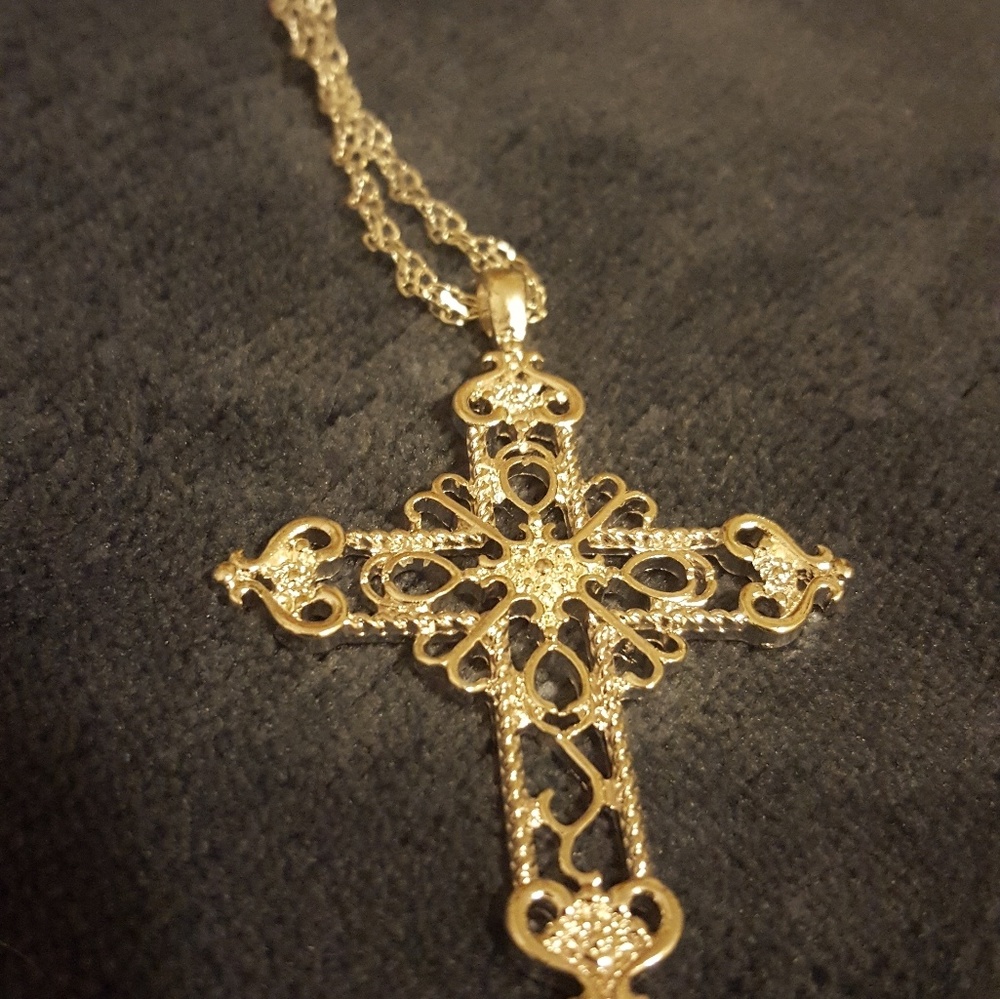 Silver Cross Necklace